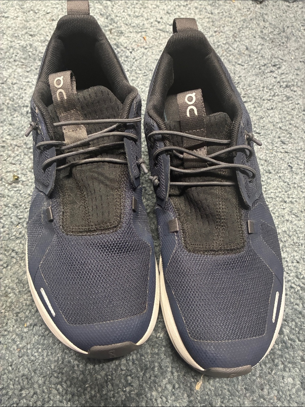 On Running Kids' Navy and Black Lightweight Sneakers